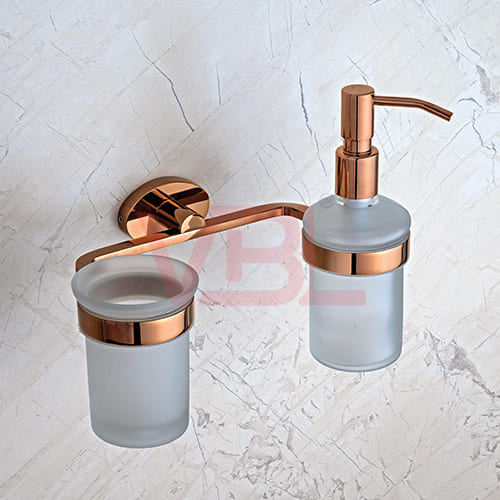 Tumbler Holder + Liquid Soap Dispenser